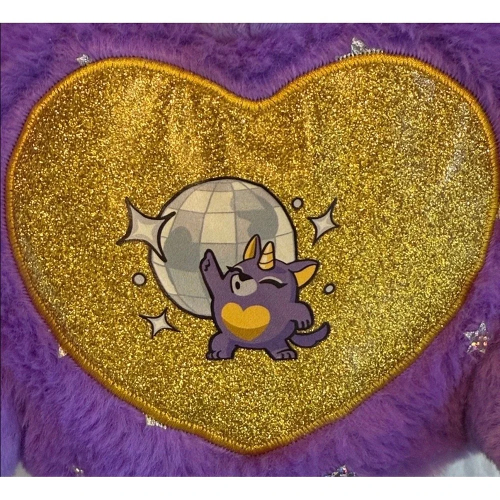 Rainbocorns Monstercorn Kids Howlie Glitter purple Unicorn Plush Zuru‎